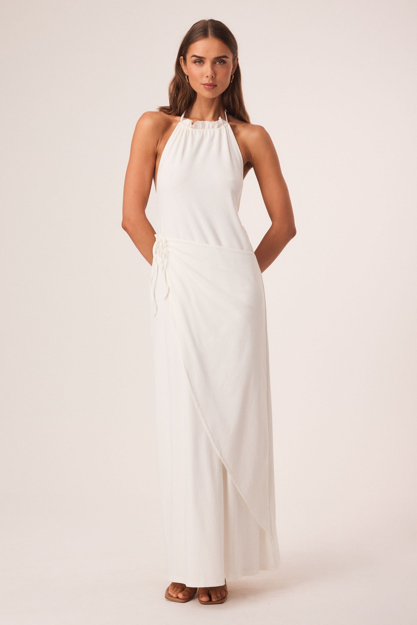 SNDYS POLLY MAXI DRESS (Off White)