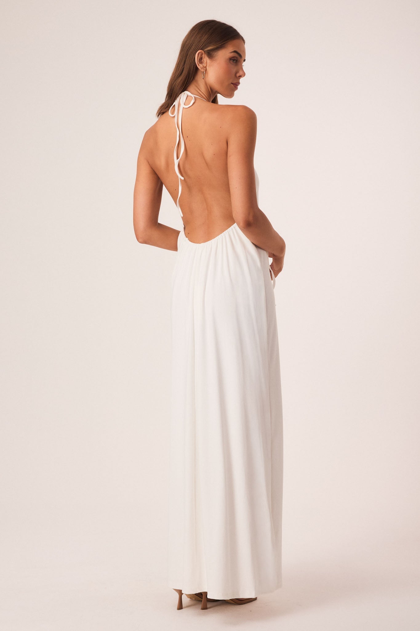SNDYS POLLY MAXI DRESS (Off White)