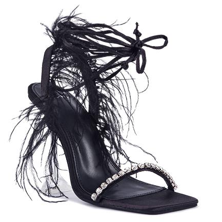 Image of Sandals. Product name - Zemu Women's Fast Fashion BLACK Novo Sandals in Black colour by brand - NOVO