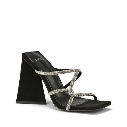 Image of Sandals. Product name - Zabana Women's Fast Fashion BLACK Novo Sandals in Black colour by brand - NOVO