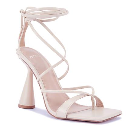 Image of Sandals. Product name - Zancy Women's Fast Fashion BUTTER Novo Sandals in Butter colour by brand - NOVO
