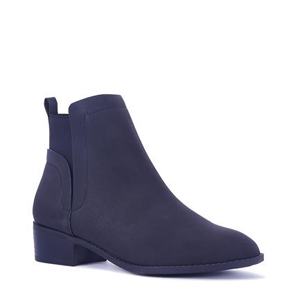Image of Boots. Product name - Dacre Women's Boot Low-Mid Heel BLACK Novo Boots in Black colour by brand - NOVO