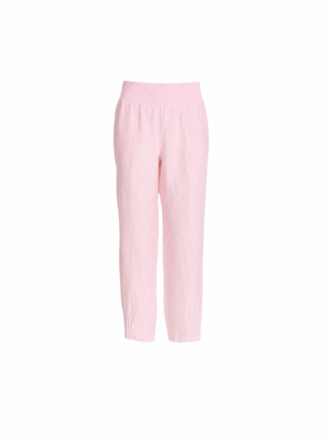 Gordon Smith Sarah Linen Pleat Hem Pant (Pale Pink)