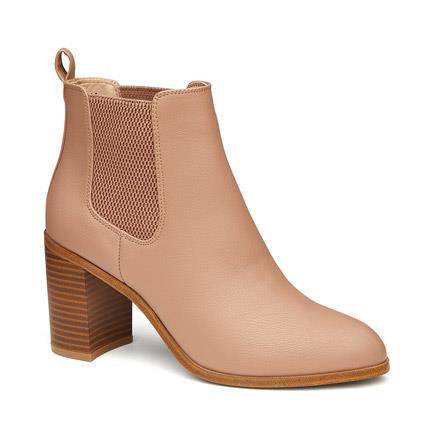 Image of Boots. Product name - Kristeenie Women's Boot High Heel Nude Novo Boots in Nude colour by brand - NOVO