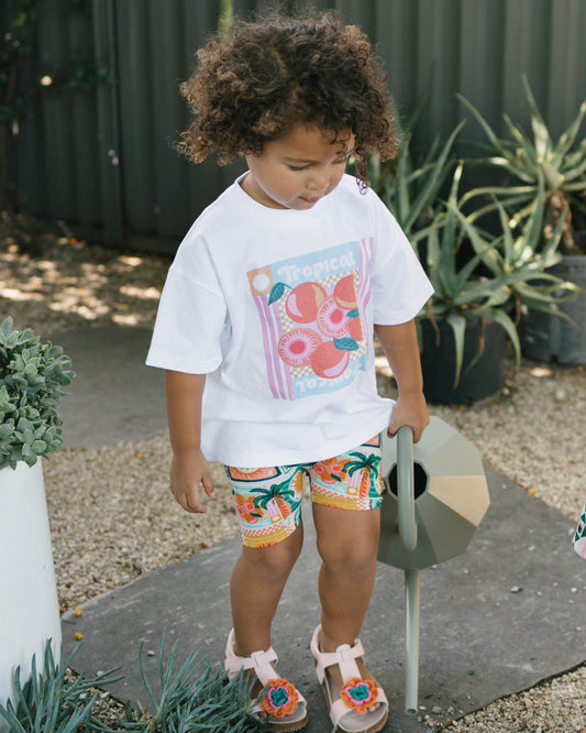 Image of T-Shirts. Productname: Walnut Melbourne Felix Tee in Spicy Summer colour by brand - Walnut Melbourne