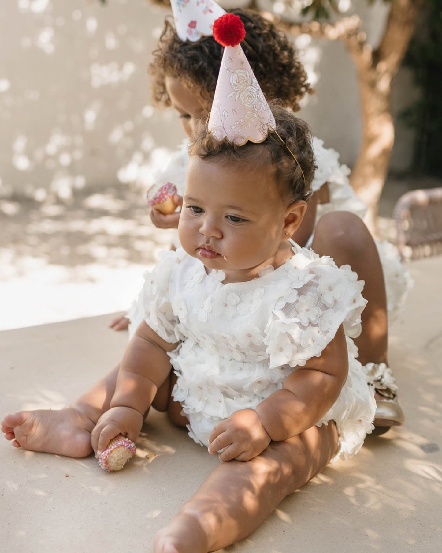 Image of Bodysuits. Productname: Walnut Melbourne Whimsy Romper in White Tulle colour by brand - Walnut Melbourne