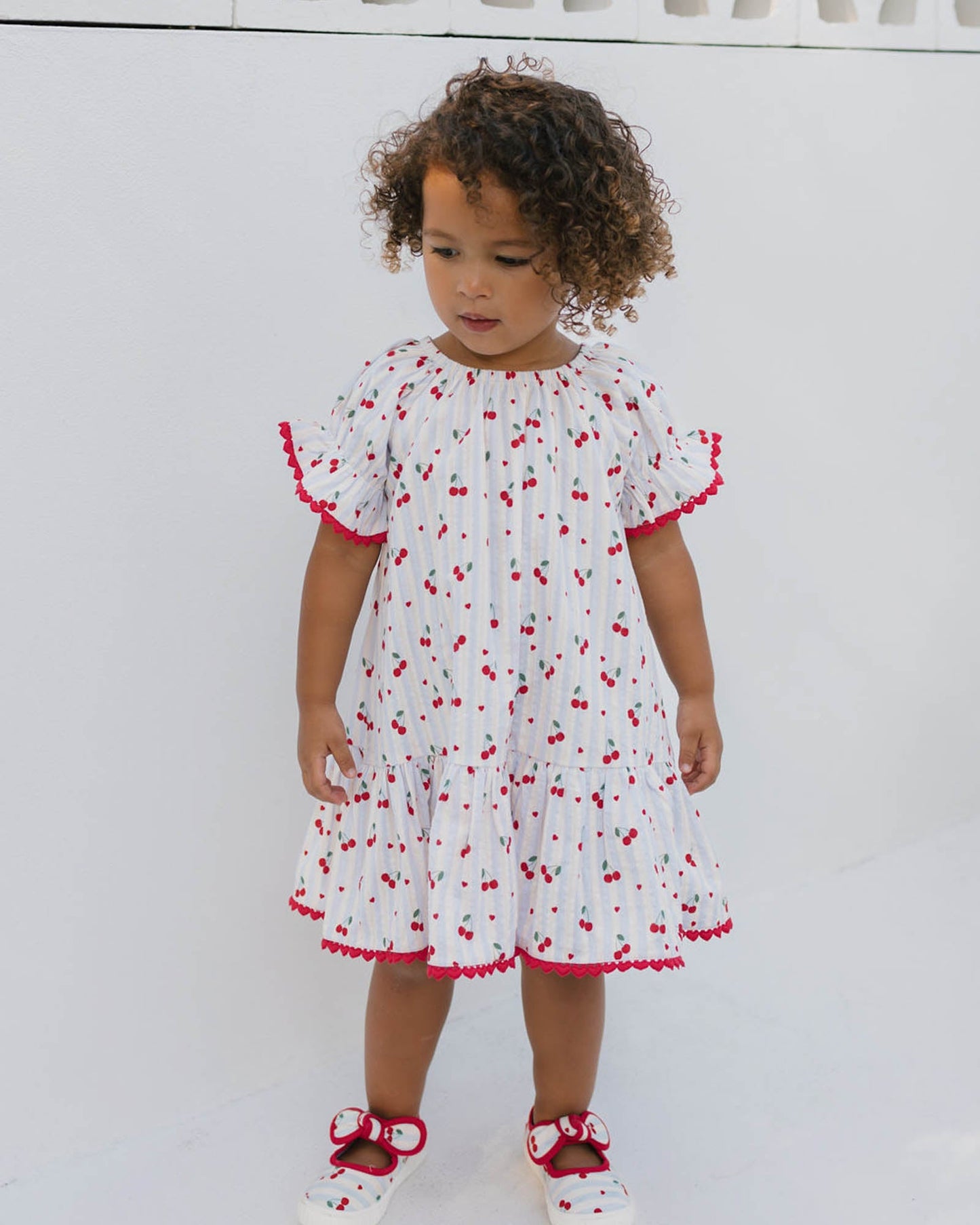 Walnut Melbourne Alexa Dress (Cherry)