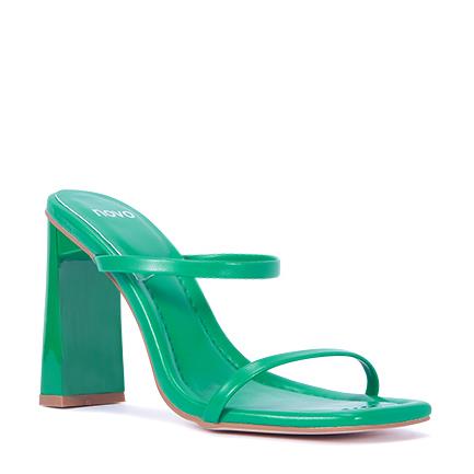 Image of Sandals. Product name - Zanther Women's Fast Fashion GREEN Novo Sandals in Green colour by brand - NOVO