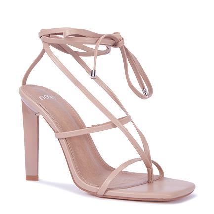Image of Sandals. Product name - Zavo Women's Fast Fashion CAMEL Novo Sandals in Camel colour by brand - NOVO