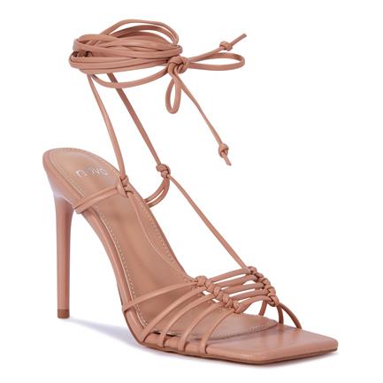 Image of Sandals. Product name - Zorica Women's Fast Fashion Buff Novo Sandals in Buff colour by brand - NOVO