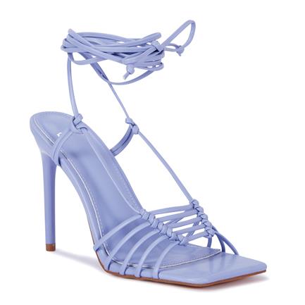 Image of Sandals. Product name - Zorica Women's Fast Fashion Lavender Novo Sandals in Lavender colour by brand - NOVO