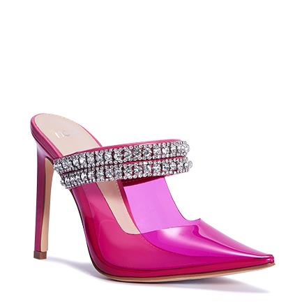 Image of Sandals. Product name - Zidney Women's Fast Fashion Magenta Novo Sandals in Magenta colour by brand - NOVO