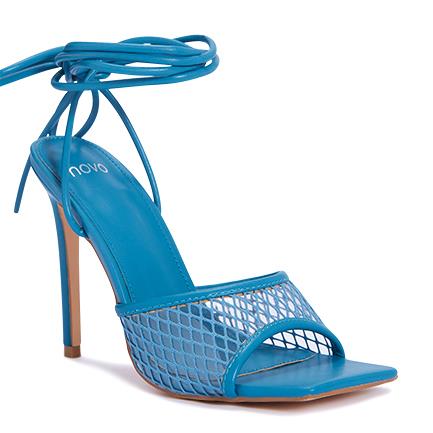 Image of Sandals. Product name - Zoochie Women's Fast Fashion BLUE Novo Sandals in Blue colour by brand - NOVO