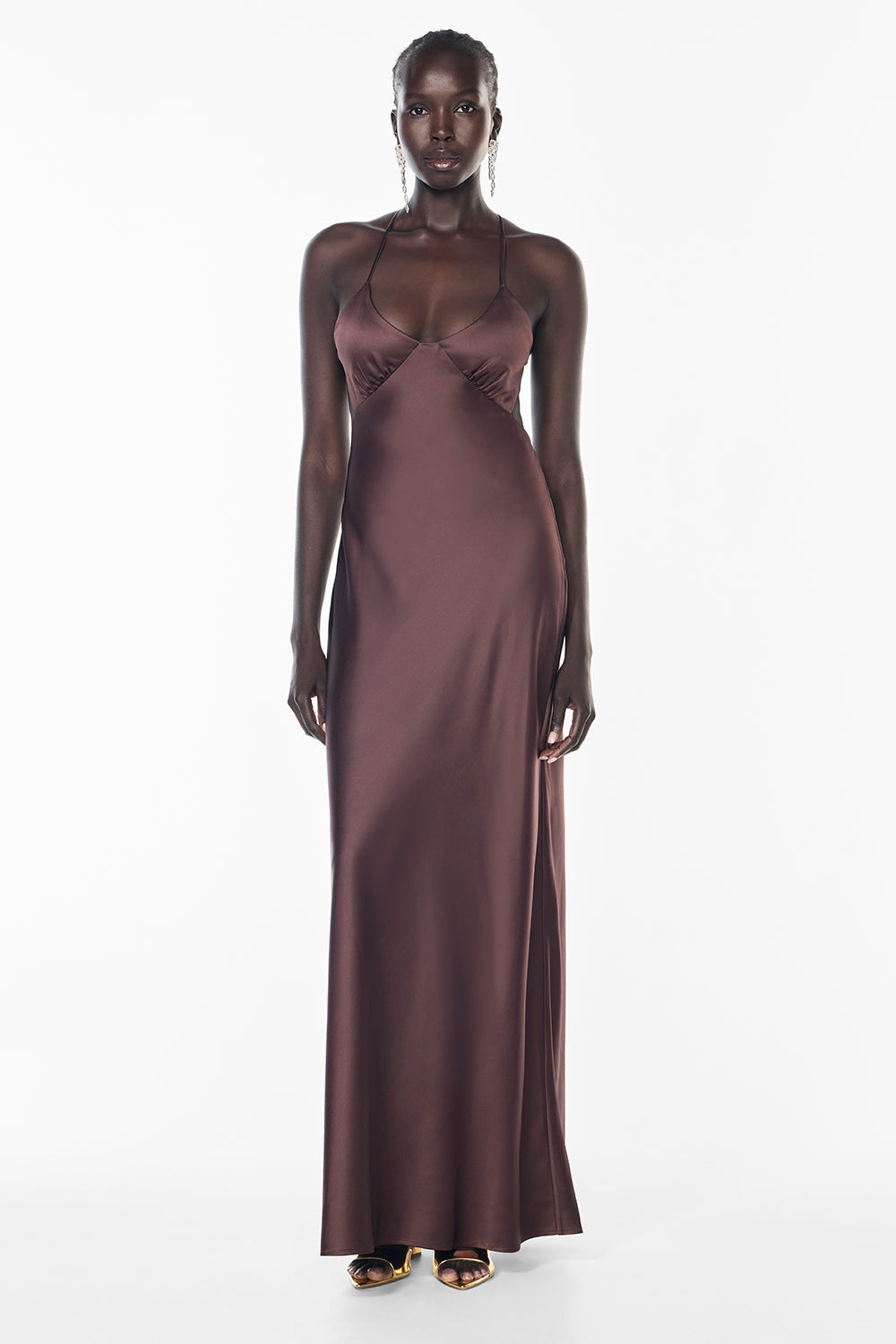 Saturation Point Slip Dress (Mocha)
