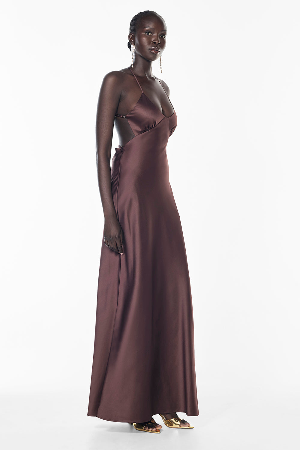 Saturation Point Slip Dress (Mocha)