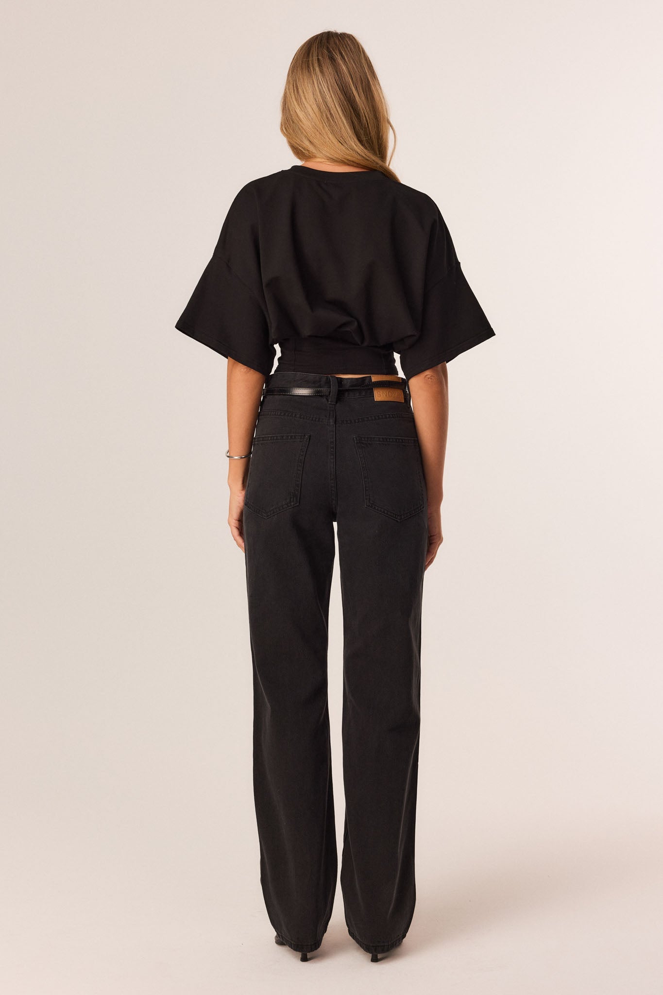 SNDYS BLANCA CORSET TEE (Black)
