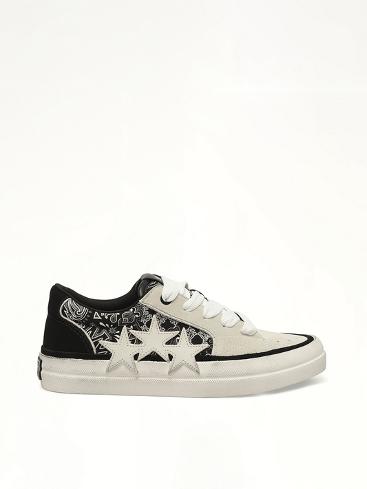 Image of Sneakers. Productname: AMIRI Bandana Sunset Skate in BLACK colour by brand - AMIRI