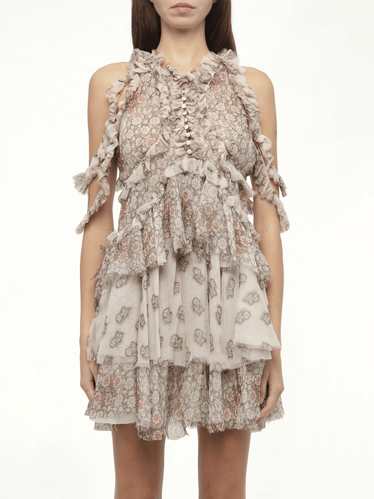 Image of Dresses. Productname: Floral Dress in Pink colour by brand - ALEXANDER MCQUEEN