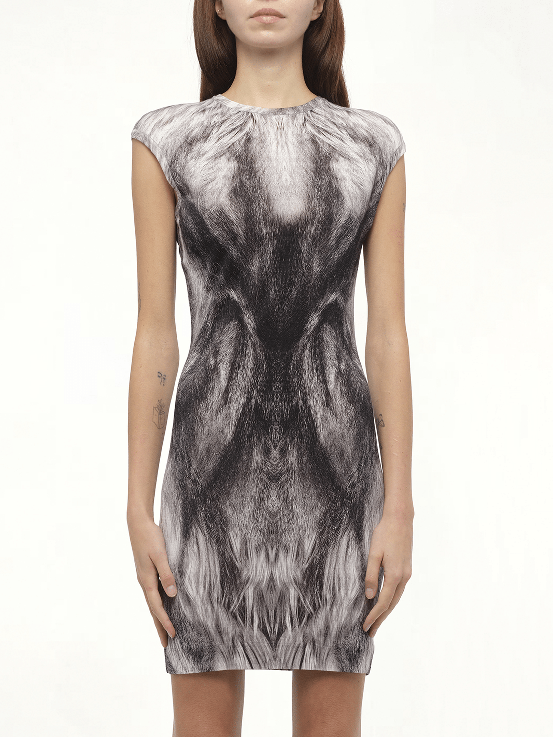Image of Dresses. Product name - Dress in Black colour by brand - ALEXANDER MCQUEEN