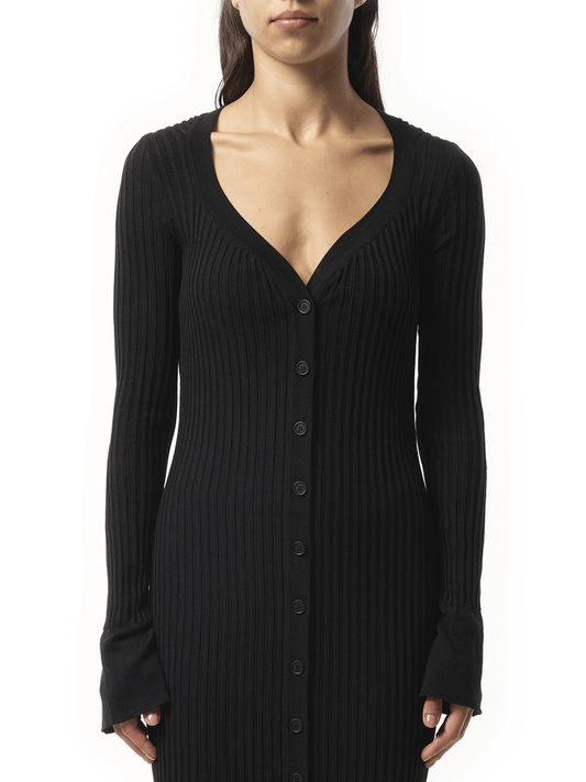 Image of Dresses. Productname: GIVENCHY Long Knit Dress in BLACK colour by brand - GIVENCHY