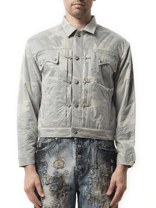 Image of Coats & Jackets. Productname: THUG CLUB Clouded Claw Jacket in MULTICOLOUR colour by brand - THUG CLUB