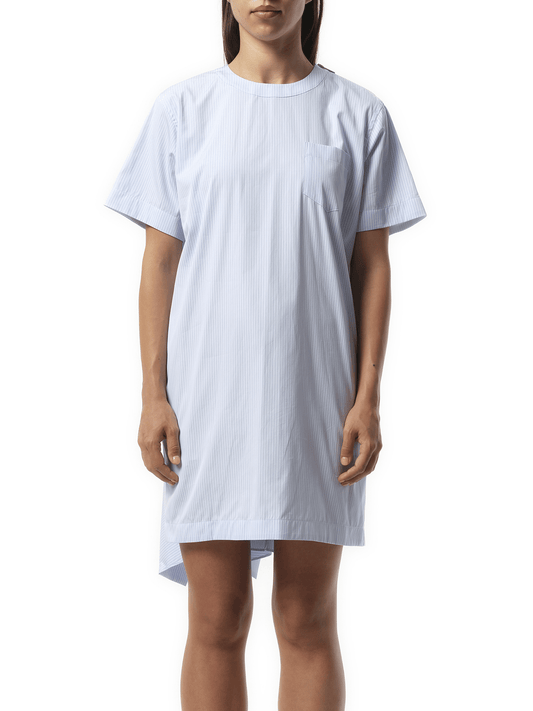 Image of Dresses. Productname: SACAI Poplin Dress in BLUE colour by brand - SACAI