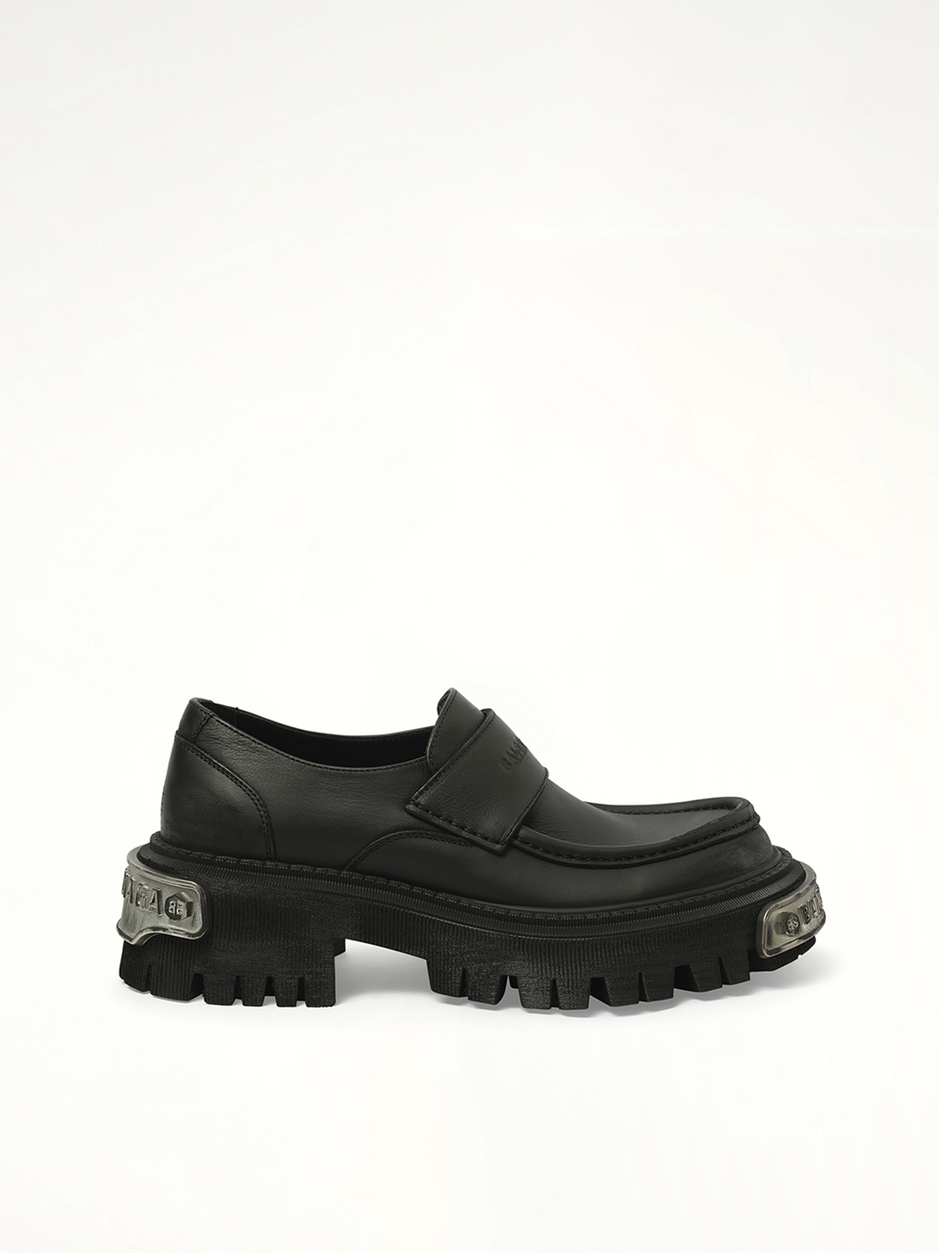 Image of Flats. Productname: Tractor Loafer L20 in Black colour by brand - BALENCIAGA