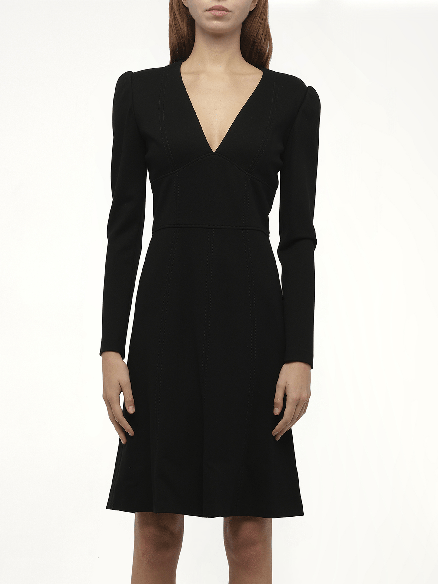 Image of Dresses. Productname: Amq 399671 QFL02 Dress in Black colour by brand - ALEXANDER MCQUEEN