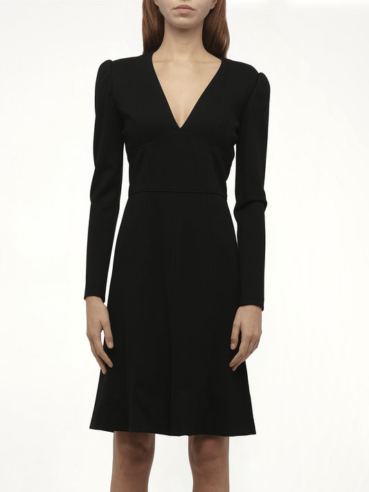Image of Dresses. Productname: Amq 399671 QFL02 Dress in Black colour by brand - ALEXANDER MCQUEEN
