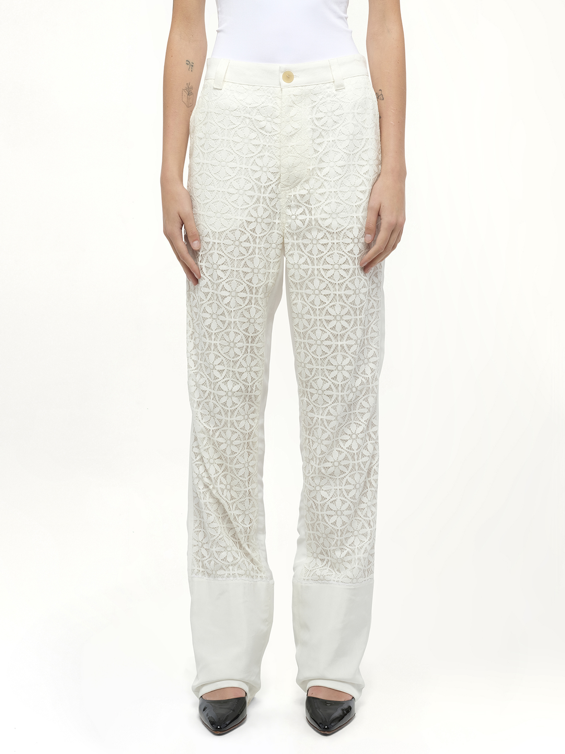 Image of Others. Productname: LOEWE Lace Fisherman in White colour by brand - LOEWE