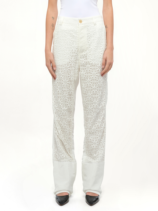 Image of Others. Productname: LOEWE Lace Fisherman in White colour by brand - LOEWE