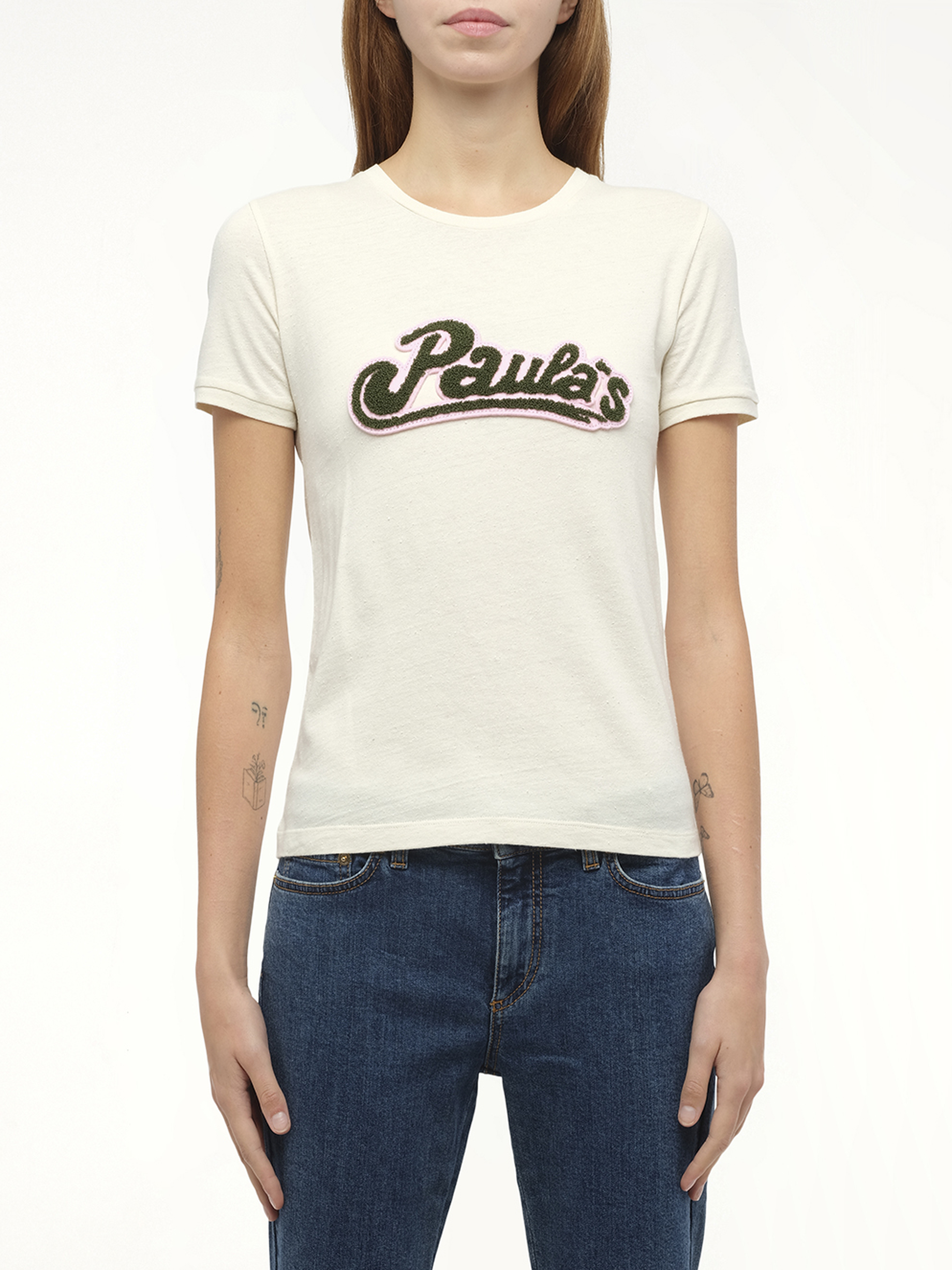 Image of T-Shirts. Product name - Loewe x Paula T-Shirt in White colour by brand - LOEWE