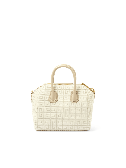 Image of Bags. Productname: GIVENCHY Mini Antigona Bag in Monogram Canvas in Natural Beige colour by brand - GIVENCHY