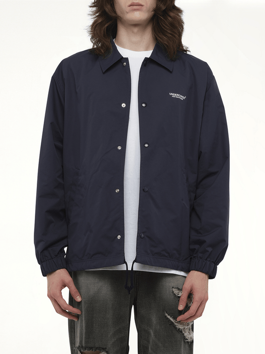 Image of Coats & Jackets. Productname: UNDERCOVER Undercover Coach Jacket in NAVY colour by brand - UNDERCOVER