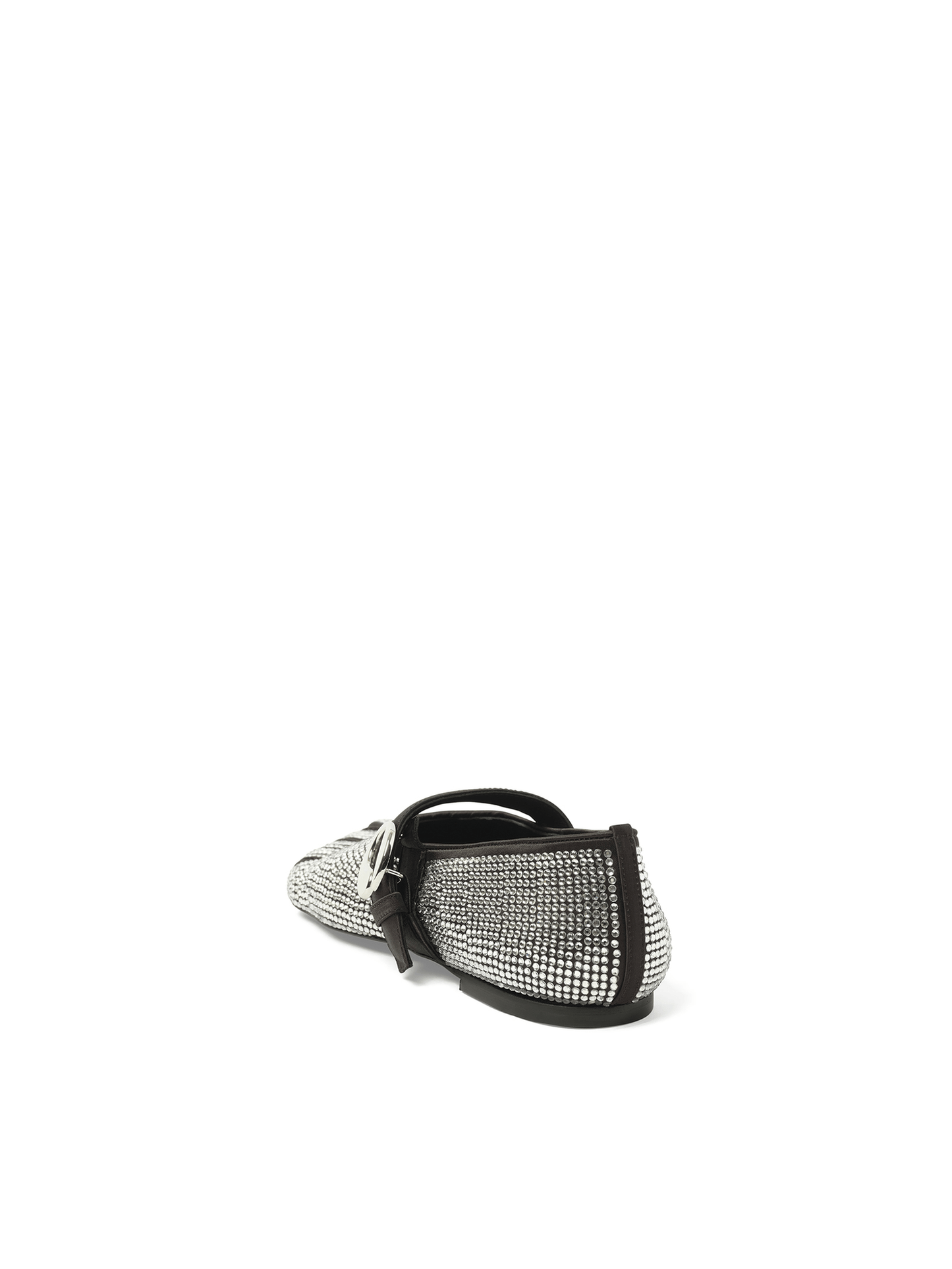 COPERNI Crystal-Embellished Five-Toe Ballerina Belt Flat (Black)