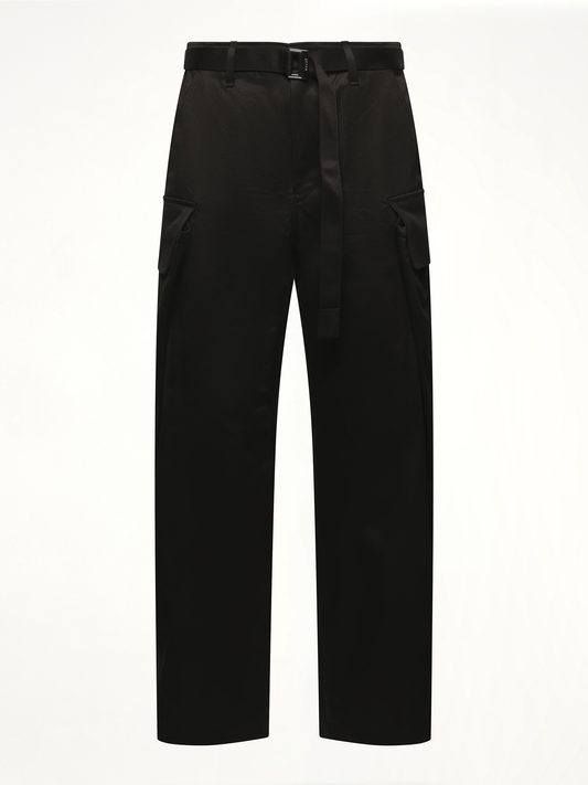 SACAI Cotton Chino Pants (Black)