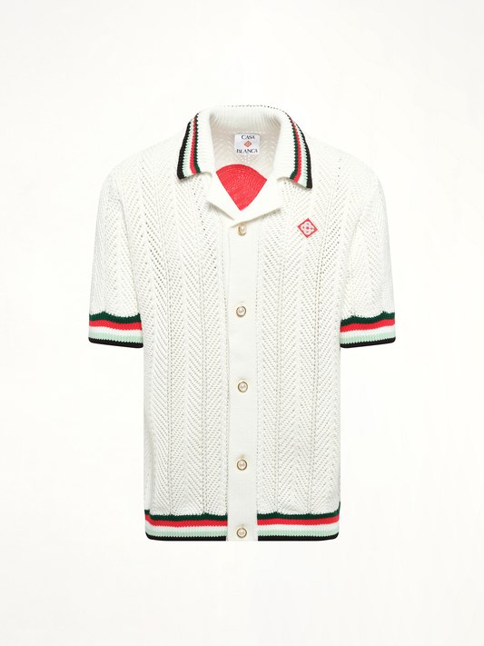 CASABLANCA Sporty Crochet Shirt (Multicolour)