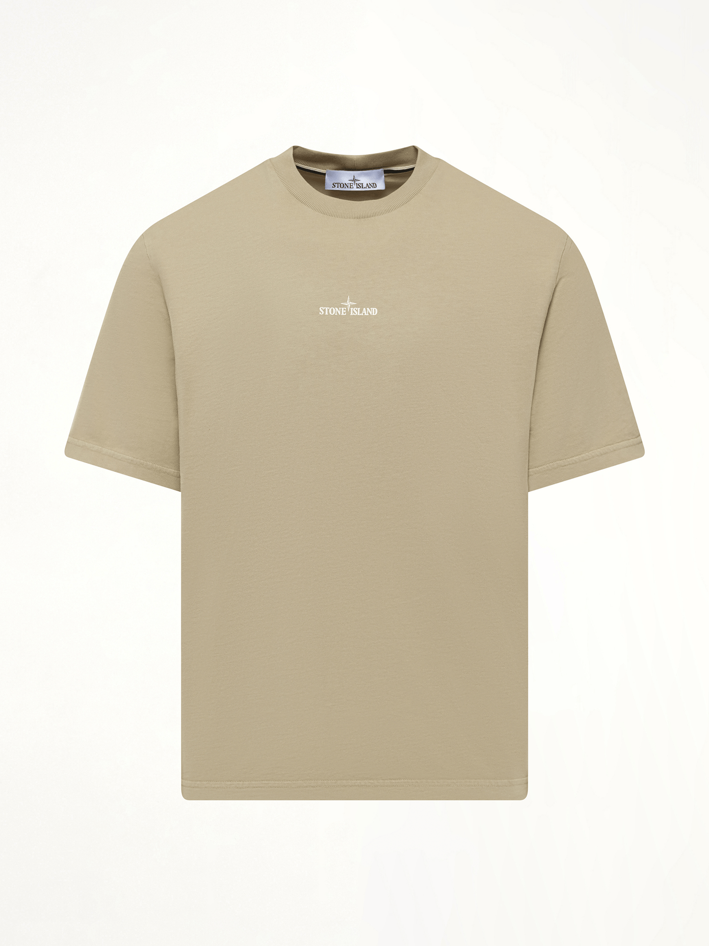 STONE ISLAND 210003 Industrial Print S/S T-Shirt (Beige)