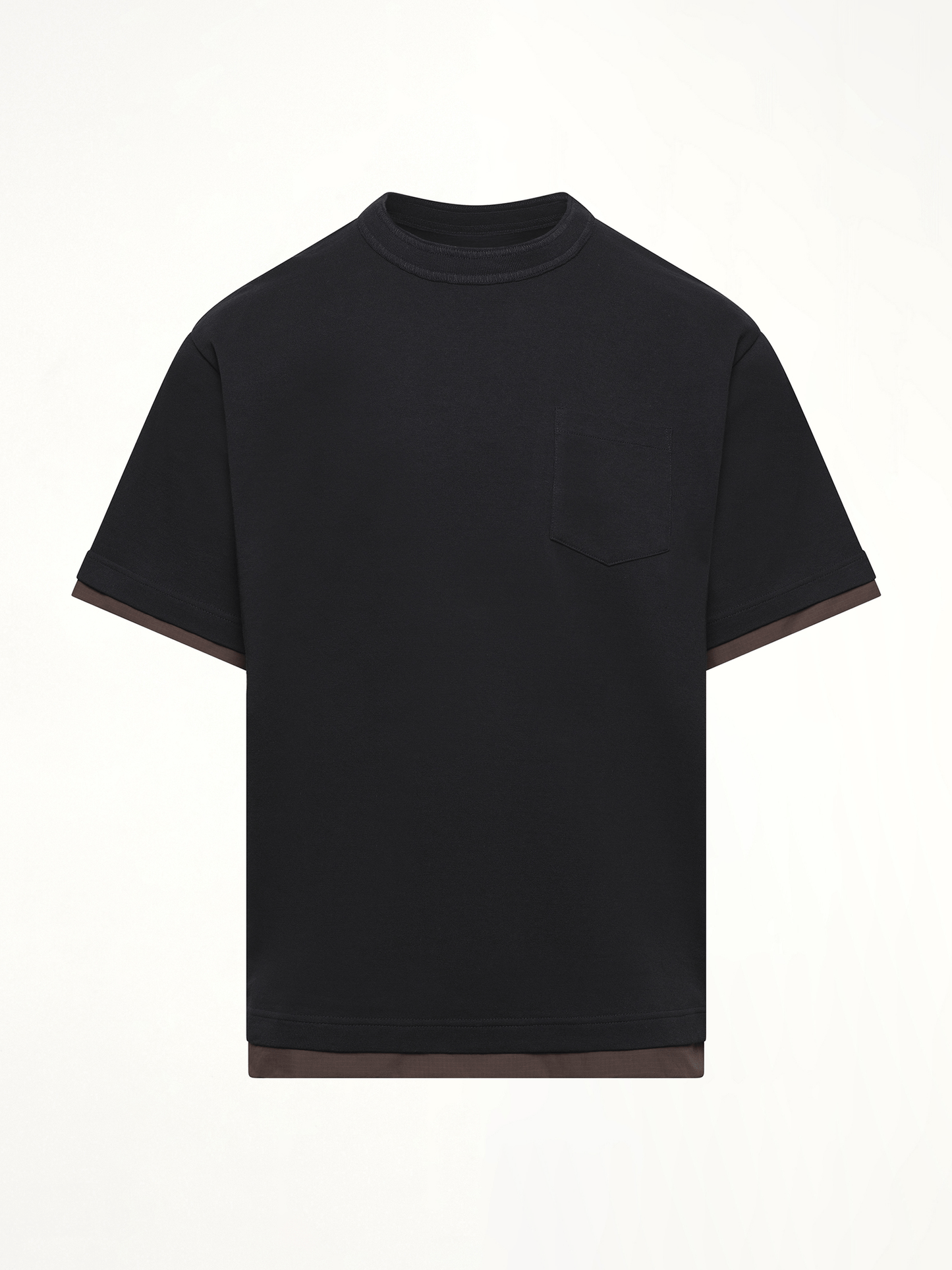 SACAI Cotton Jersey T-Shirt (Navy)