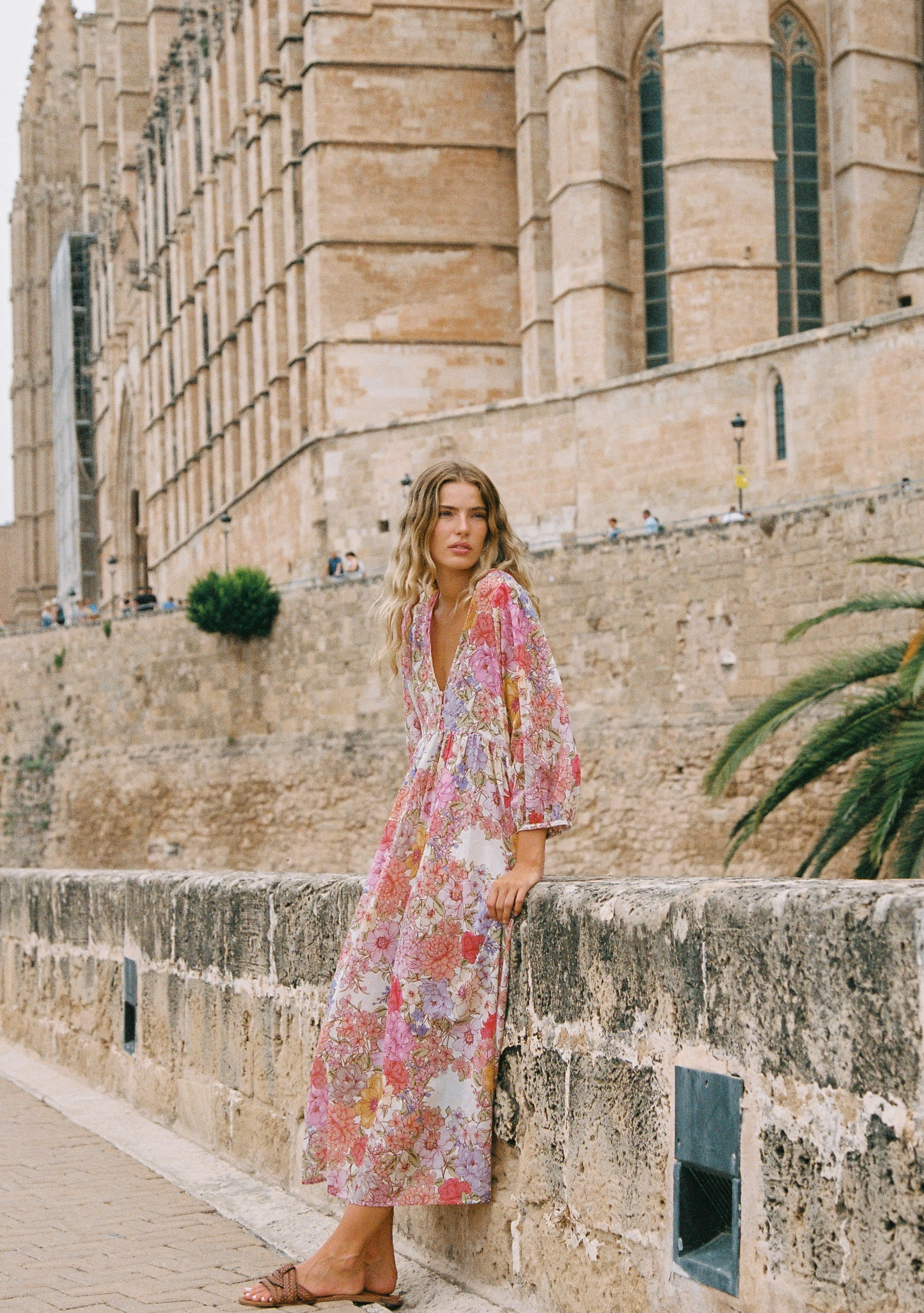 Image of Dresses. Productname: Auguste The Label Ellis Midi Dress in Pink colour by brand - Auguste The Label