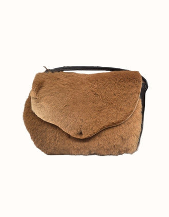 Image of Bags. Product name - Bush Ugg® Medium Flapover Bag in Natural colour by brand - Bush Ugg