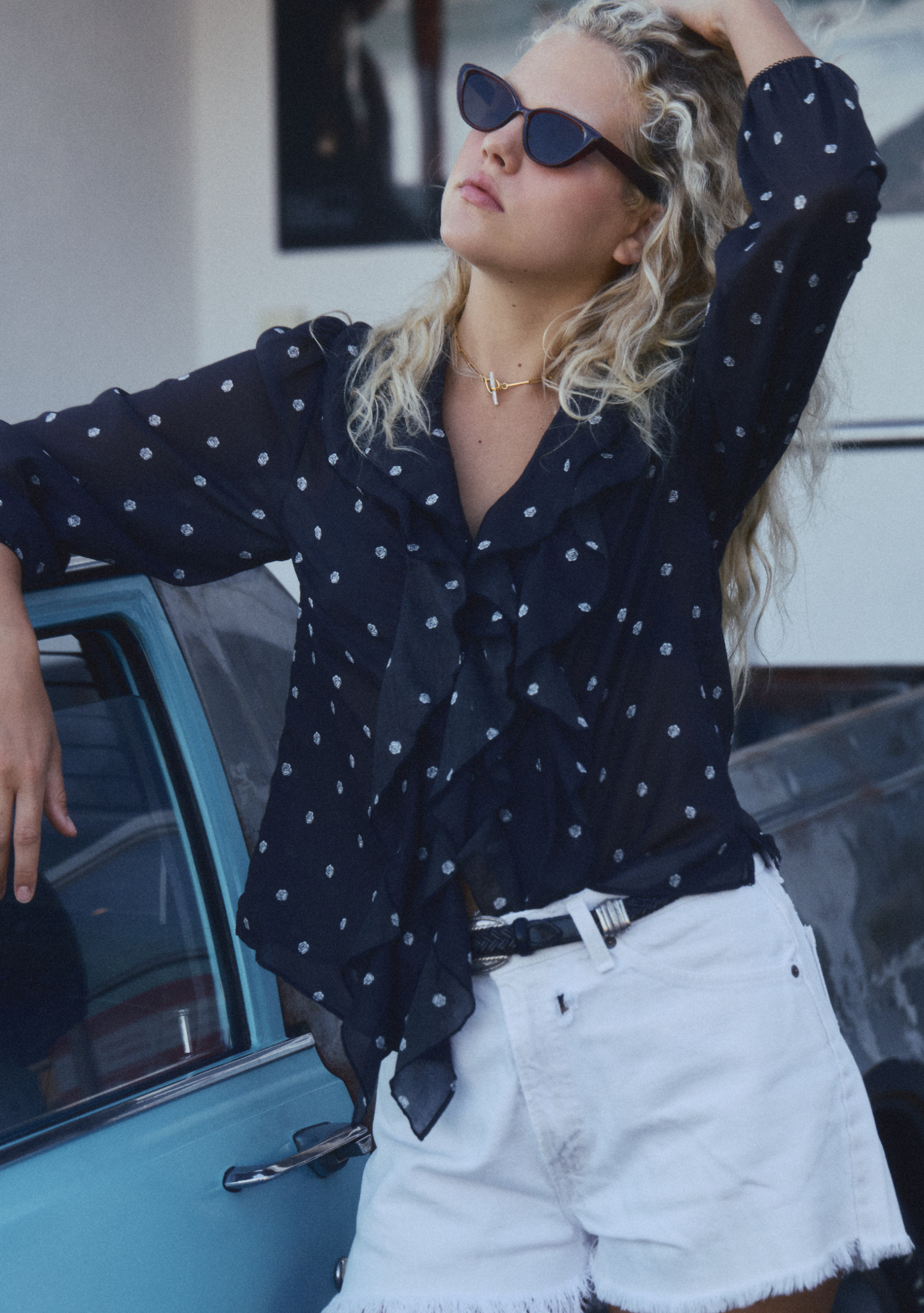 Auguste The Label Celina Blouse (Black)