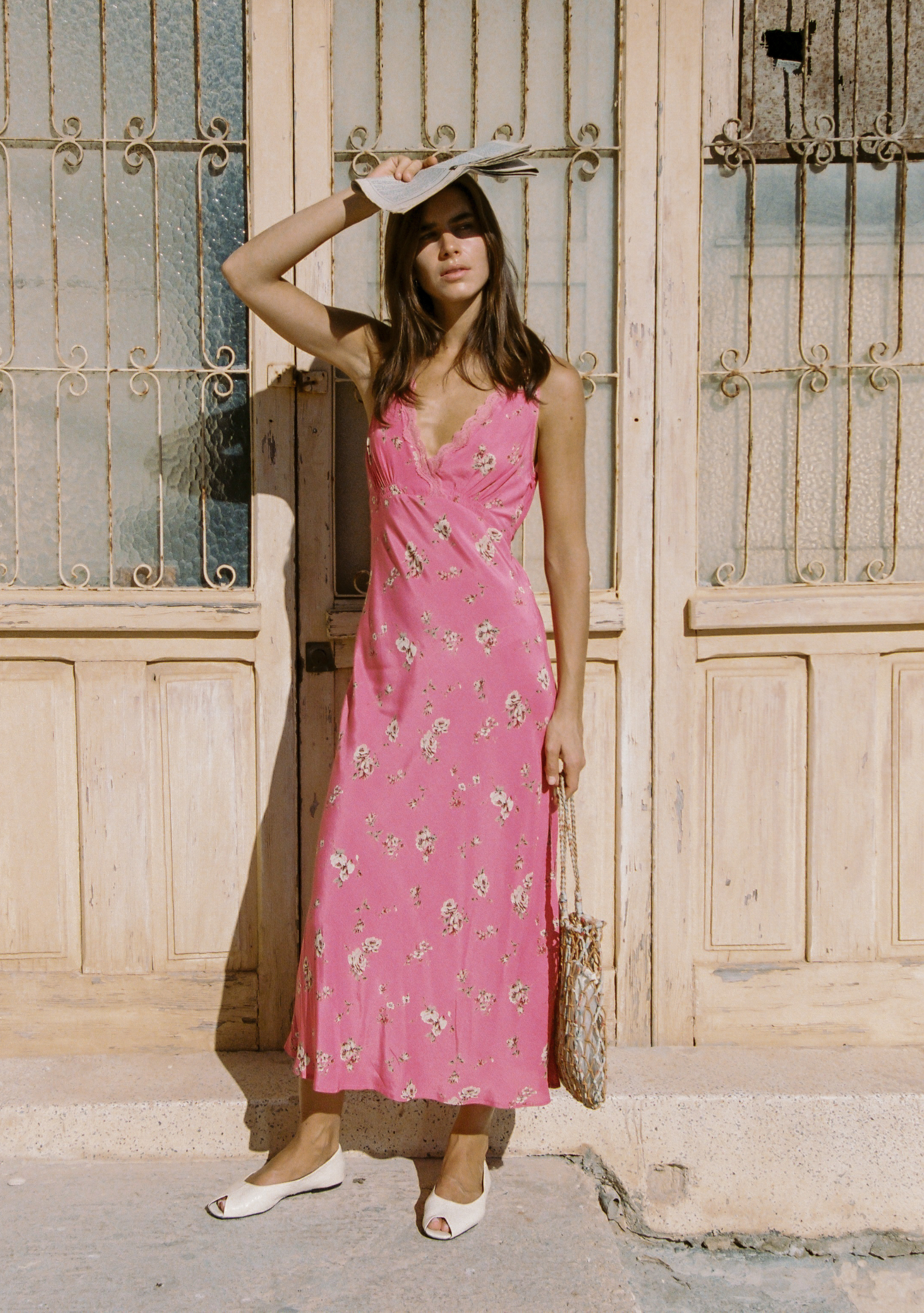 Image of Dresses. Productname: Auguste The Label Darcy Midi Dress in Pink colour by brand - Auguste The Label