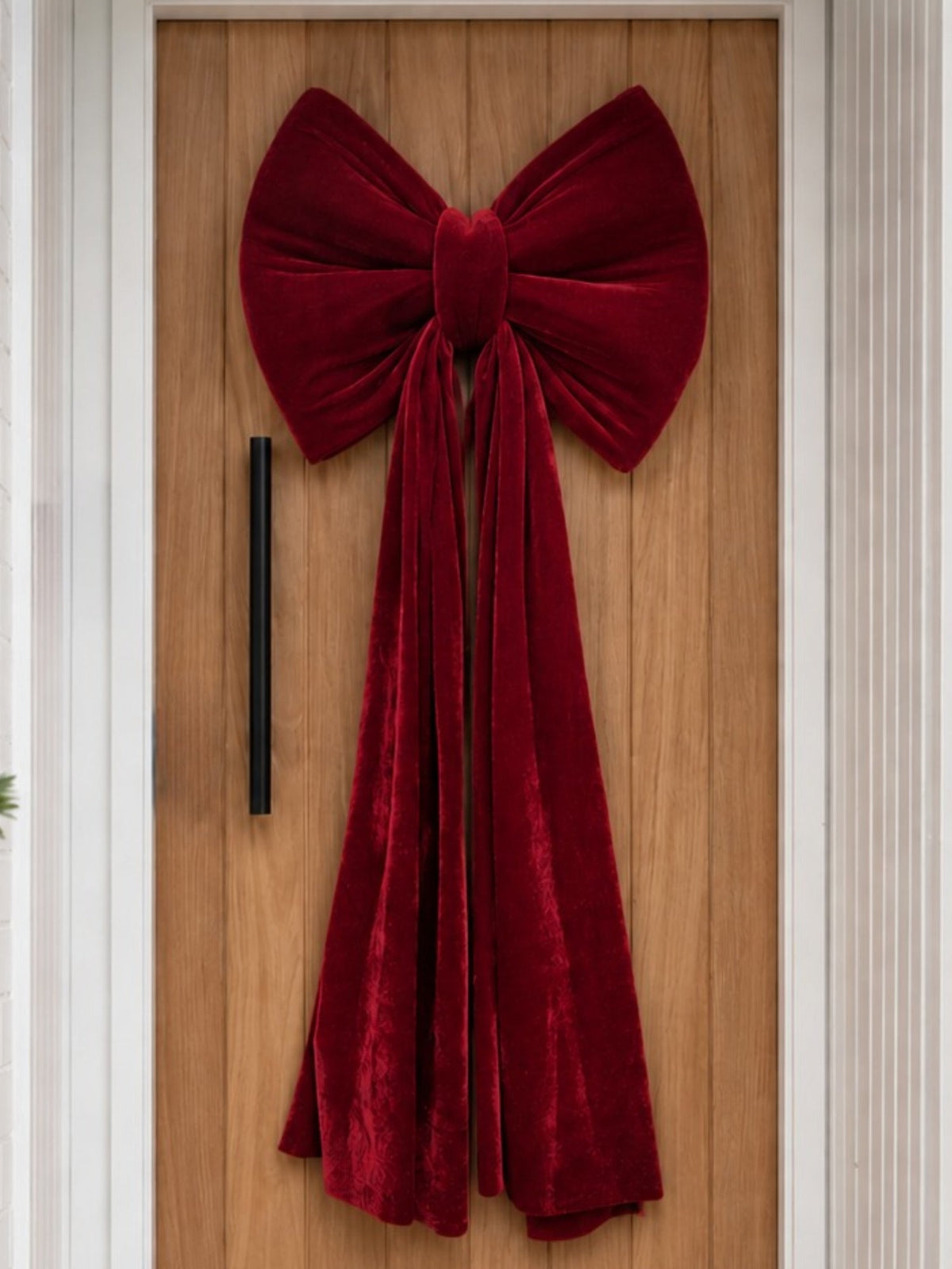 Threadz Velvet Christmas Bow (Red)