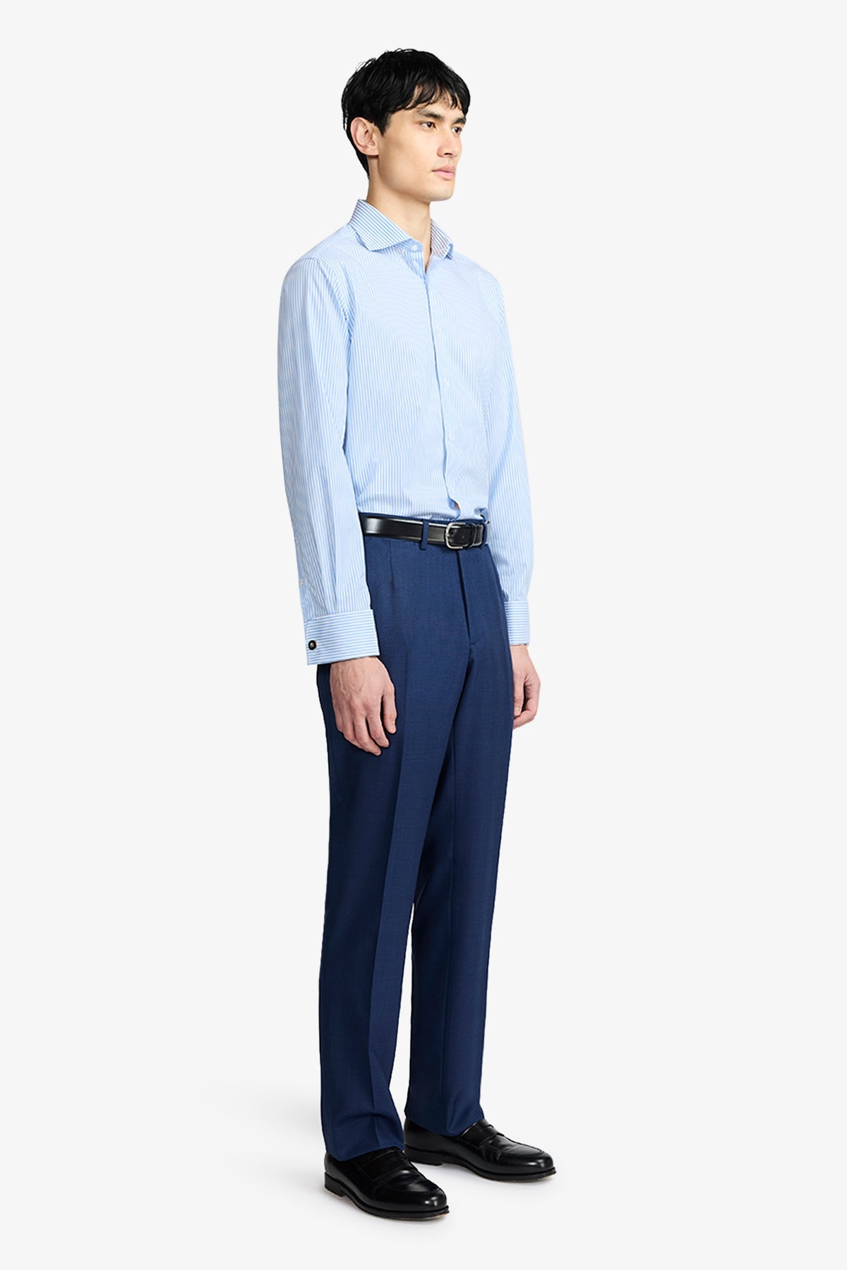 Anthony Squires Garret Formal Shirt Bengal Stripe (Blue)