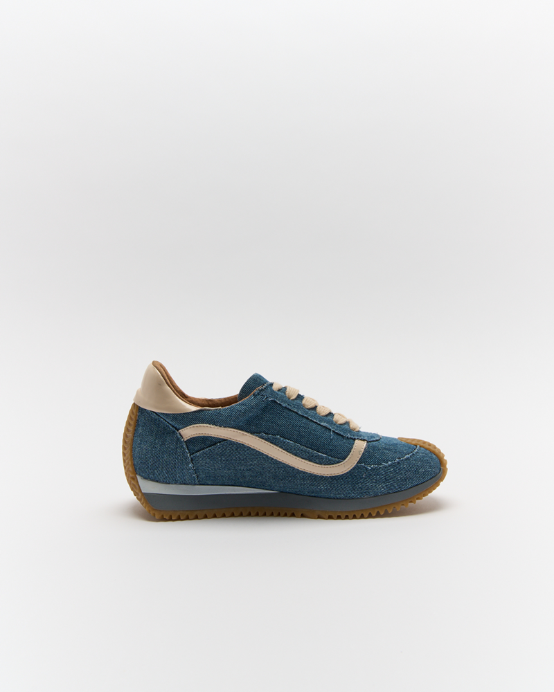 Image of Sneakers. Product name - Winnie Sneaker in Denim colour by brand - Walnut Melbourne