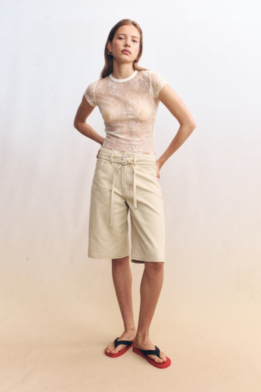 Blanca Studio Tamsin Shorts (Cream)
