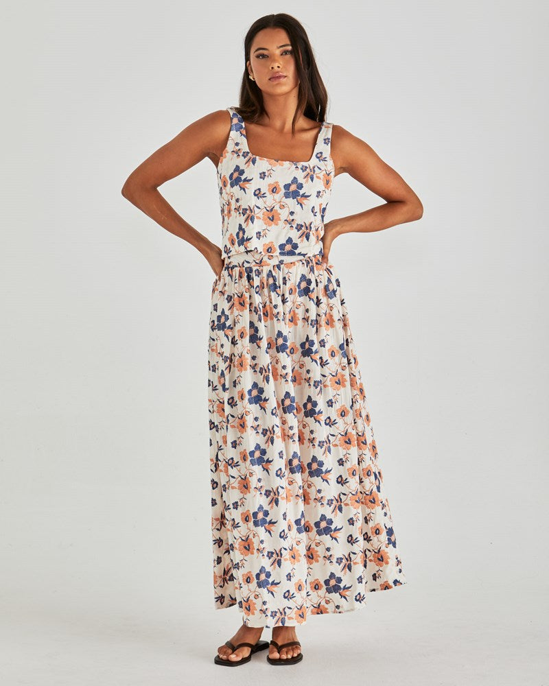 Sass Clothing Luca Full Skirt (Floral Embroidery)