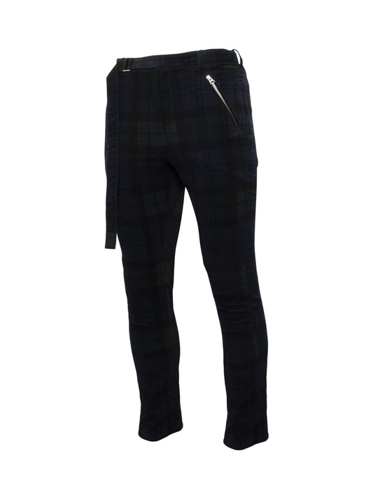 SACAI Check Corduroy Pants (Black)