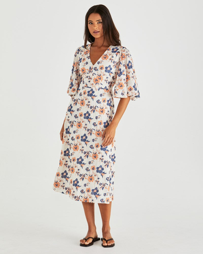 Sass Clothing Luca Dress (Floral Embroidery)